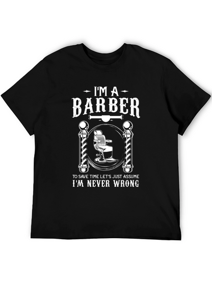 Barber Graphic T-Shirt - Funny Hairdresser Tee