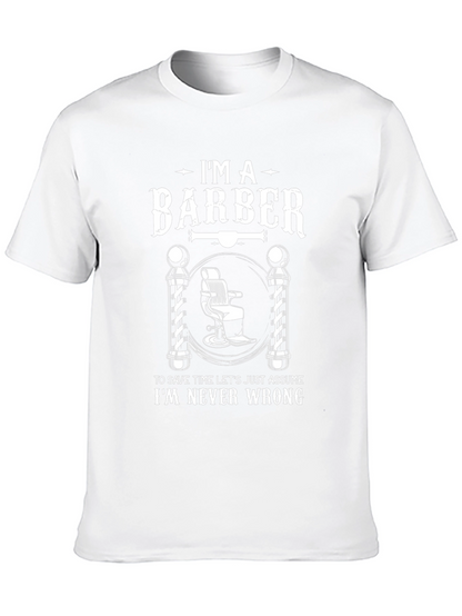 Barber Graphic T-Shirt - Funny Hairdresser Tee
