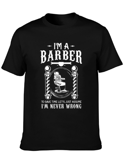 Barber Graphic T-Shirt - Funny Hairdresser Tee