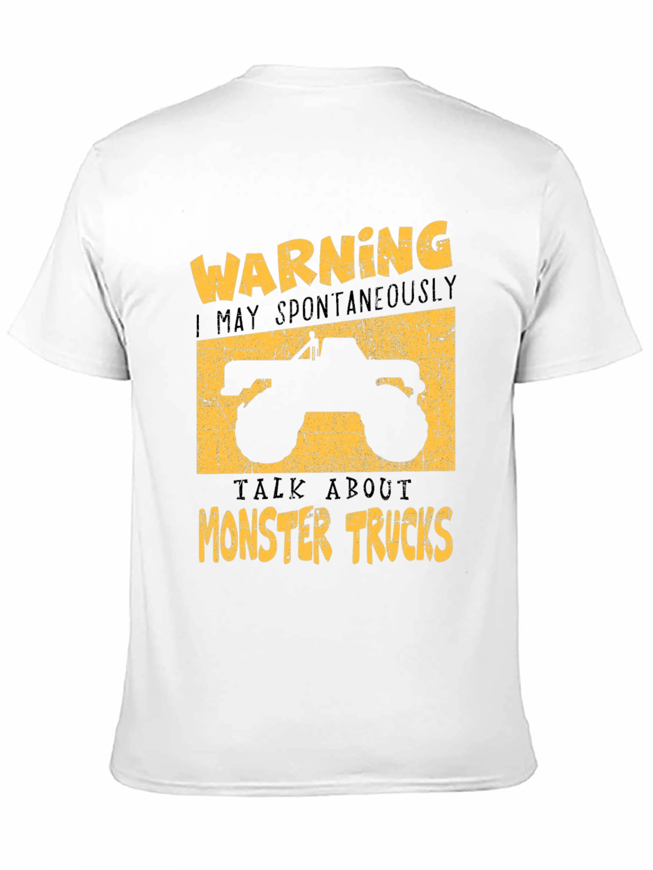 Monster Truck Graphic Tee - Warning Spontaneous Talks