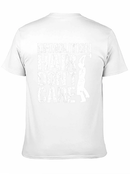 Demolition Hair Dont Care T-Shirt - Black