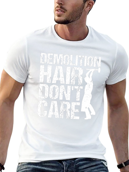Demolition Hair Dont Care T-Shirt - Black
