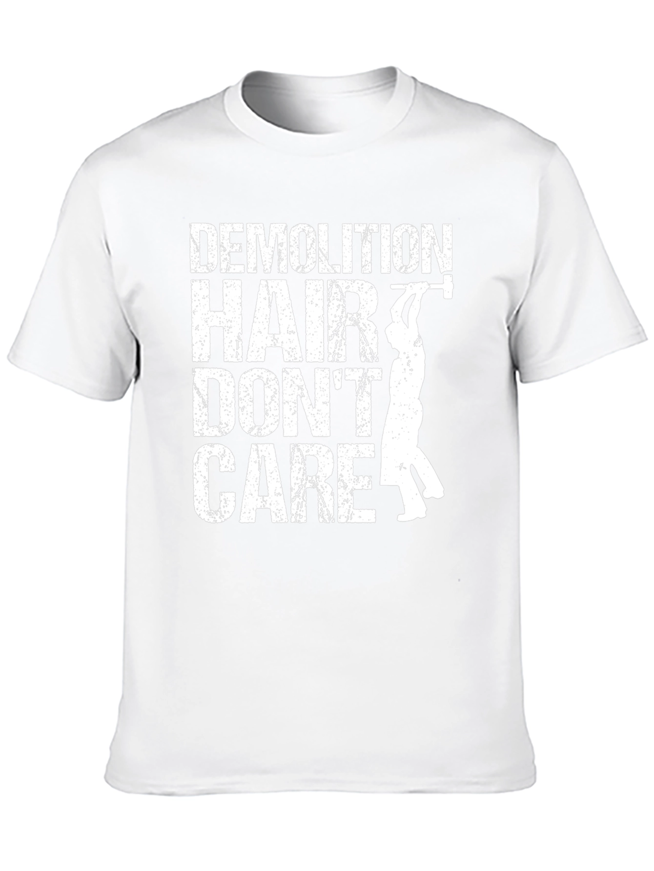 Demolition Hair Dont Care T-Shirt - Black