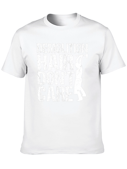 Demolition Hair Dont Care T-Shirt - Black
