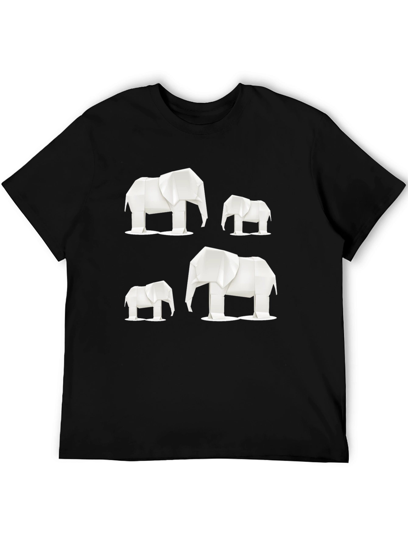 Origami Elephant Graphic Tee