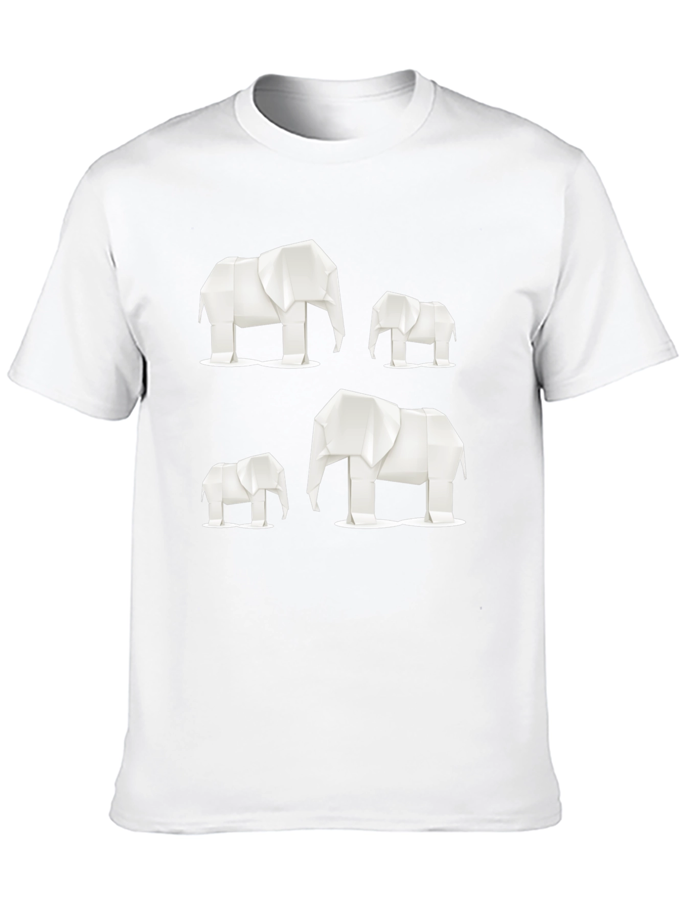 Origami Elephant Graphic Tee
