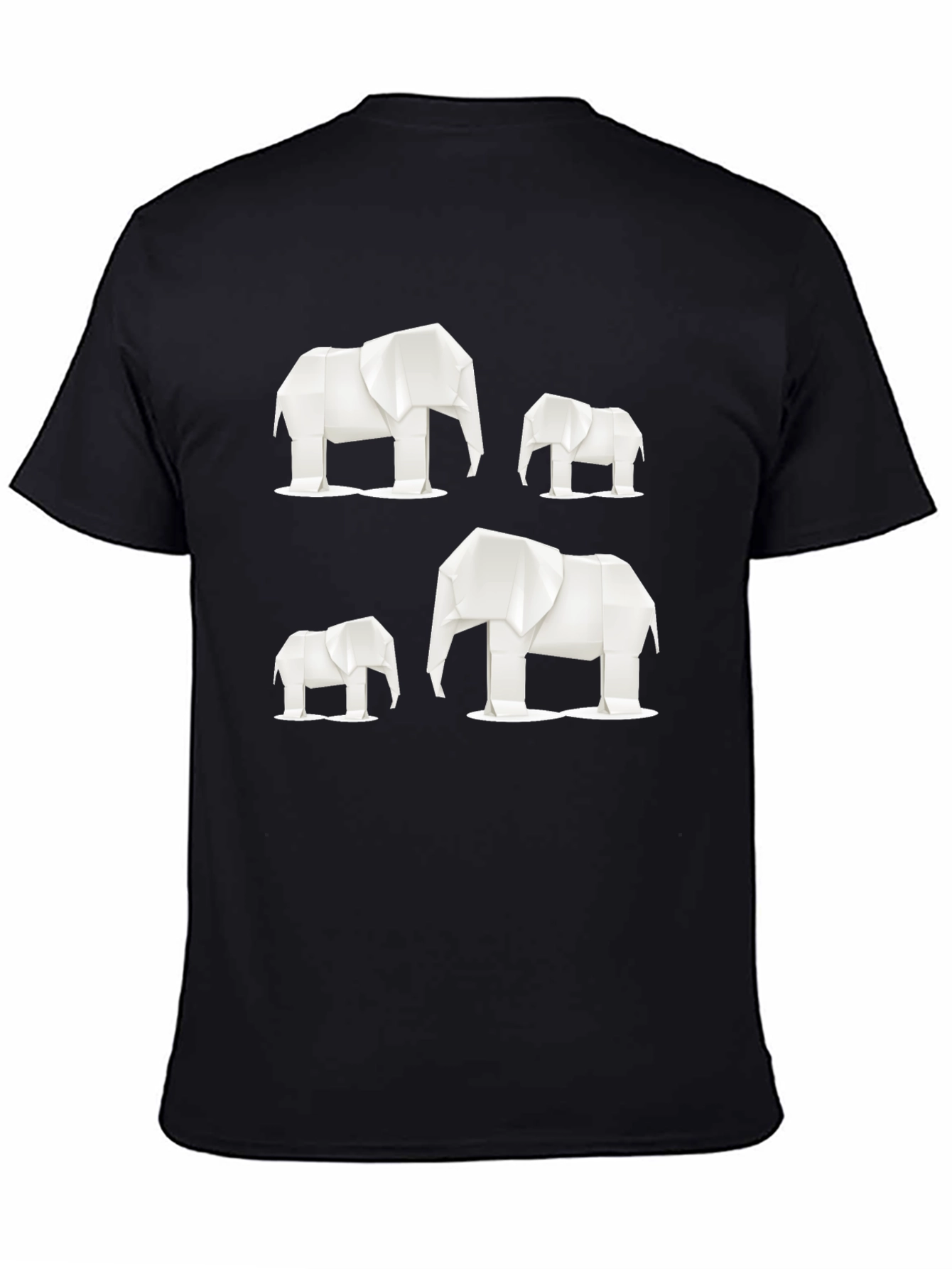 Origami Elephant Graphic Tee