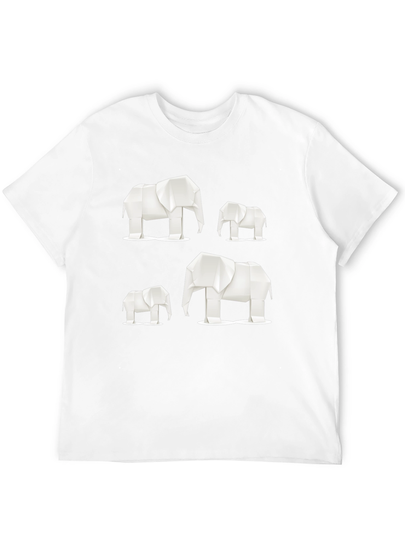 Origami Elephant Graphic Tee