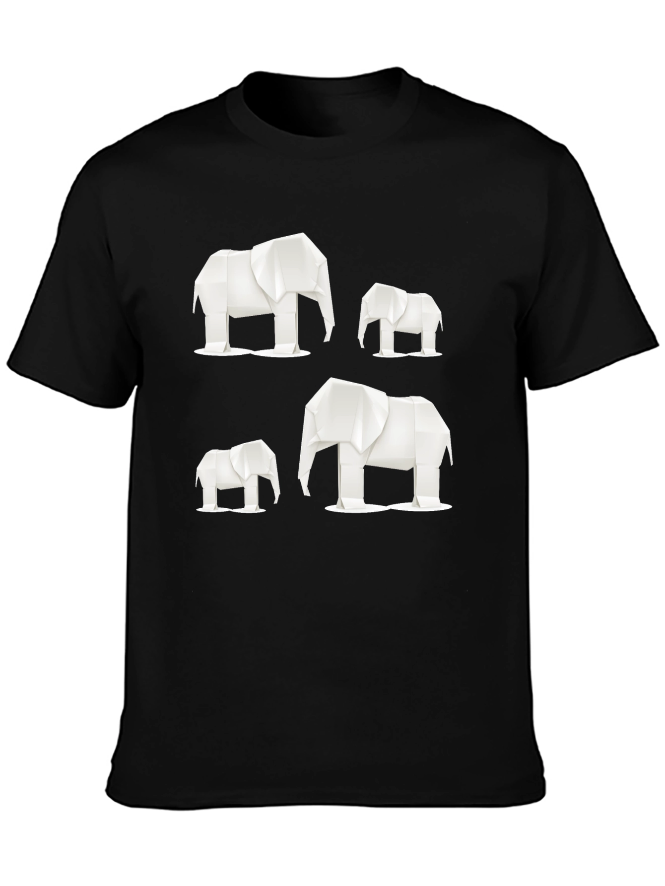 Origami Elephant Graphic Tee