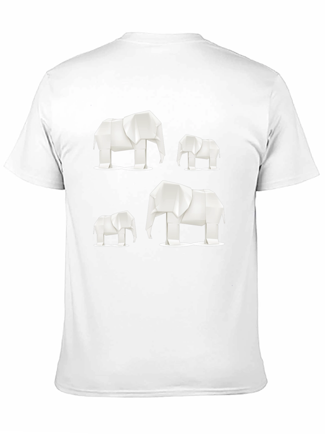 Origami Elephant Graphic Tee