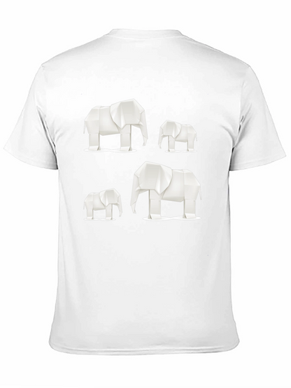 Origami Elephant Graphic Tee