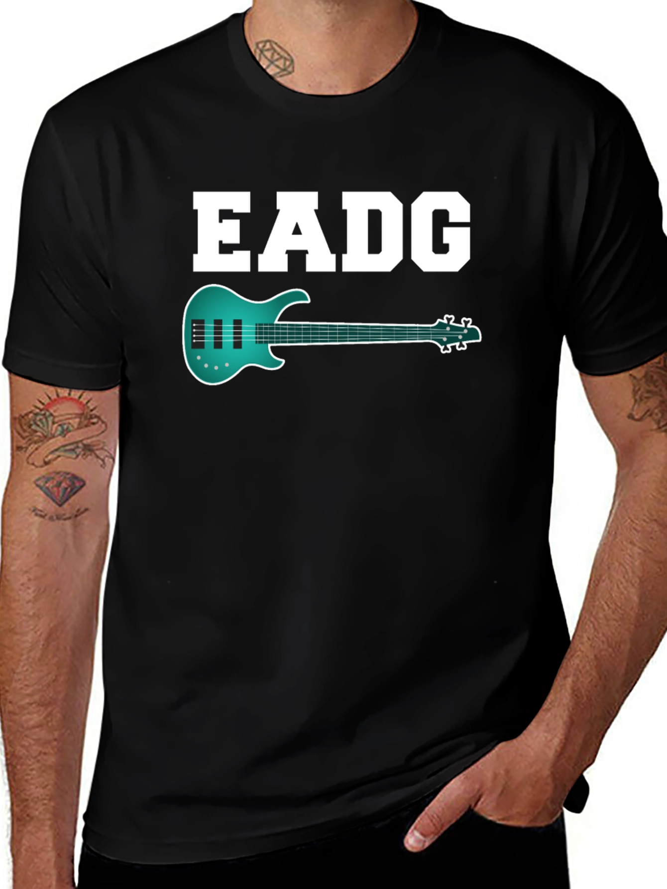 EADG Bass Guitar T-Shirt - Musician Apparel