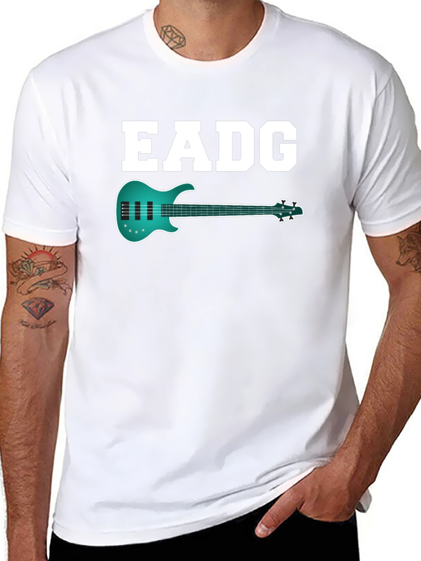 EADG Bass Guitar T-Shirt - Musician Apparel
