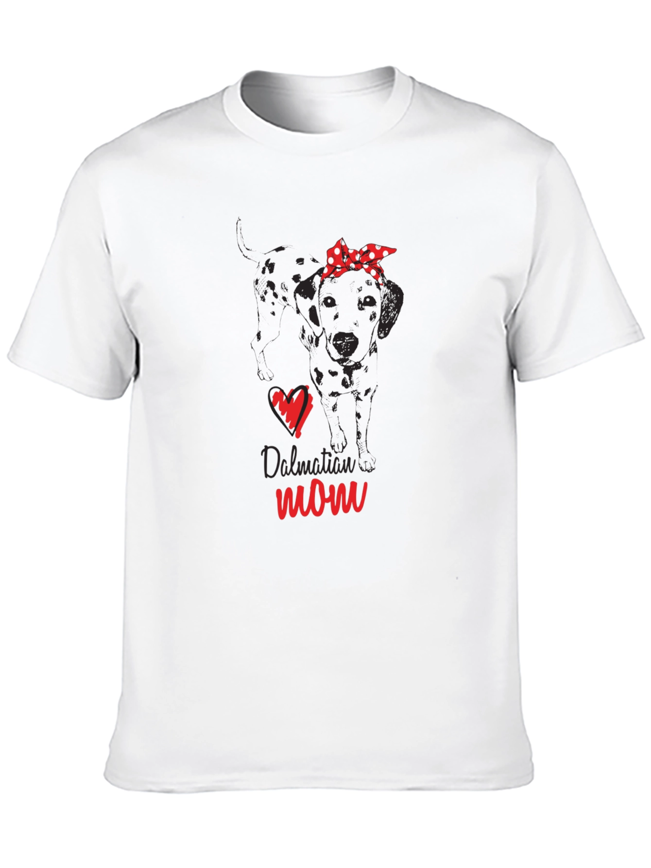 Dalmatian Mom Graphic Tee - Dog Lover Shirt