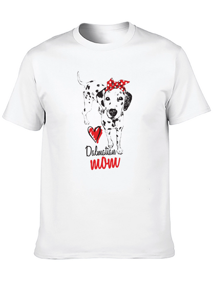 Dalmatian Mom Graphic Tee - Dog Lover Shirt