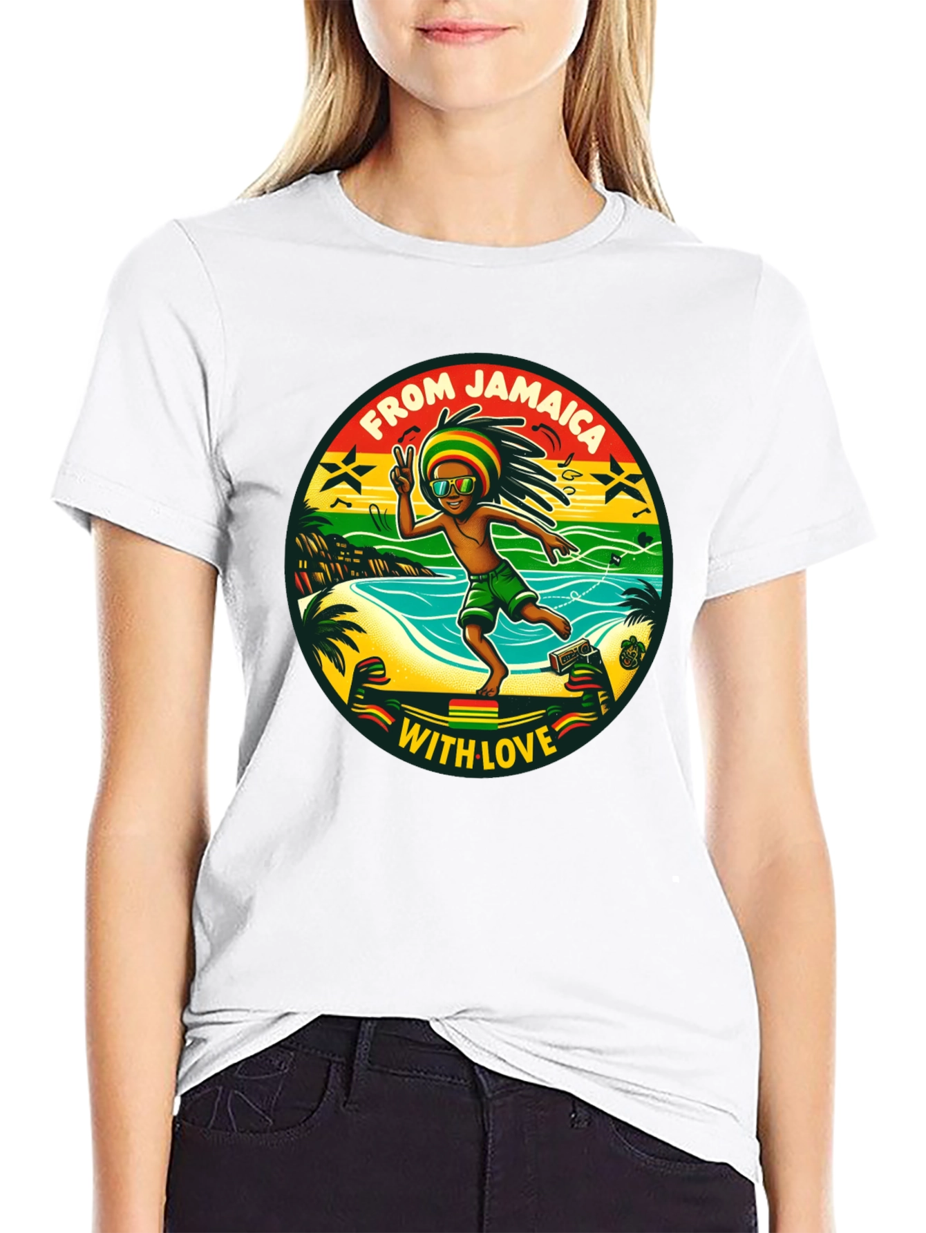 Jamaica Graphic T-Shirt: Island Vibes