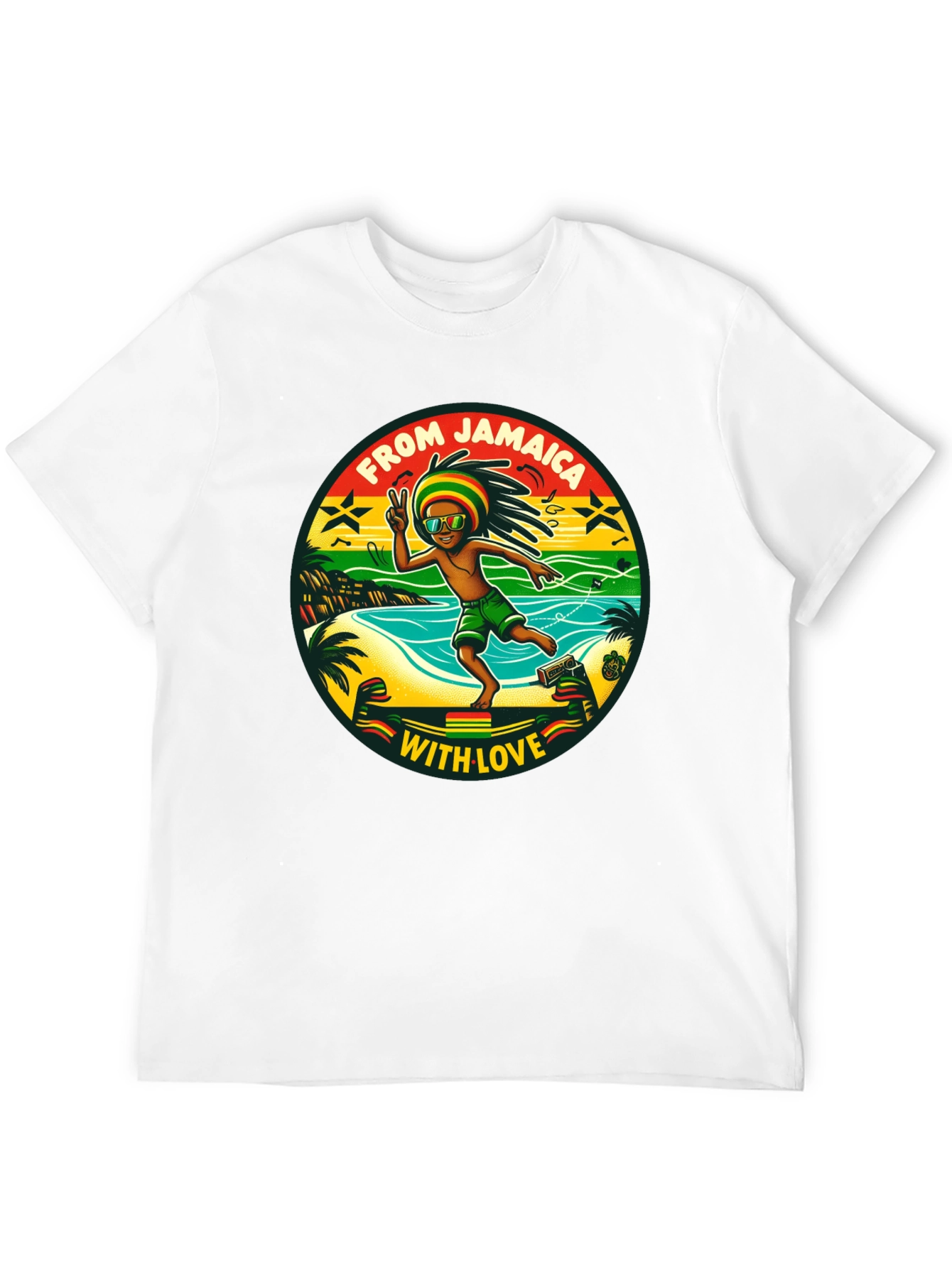 Jamaica Graphic T-Shirt: Island Vibes