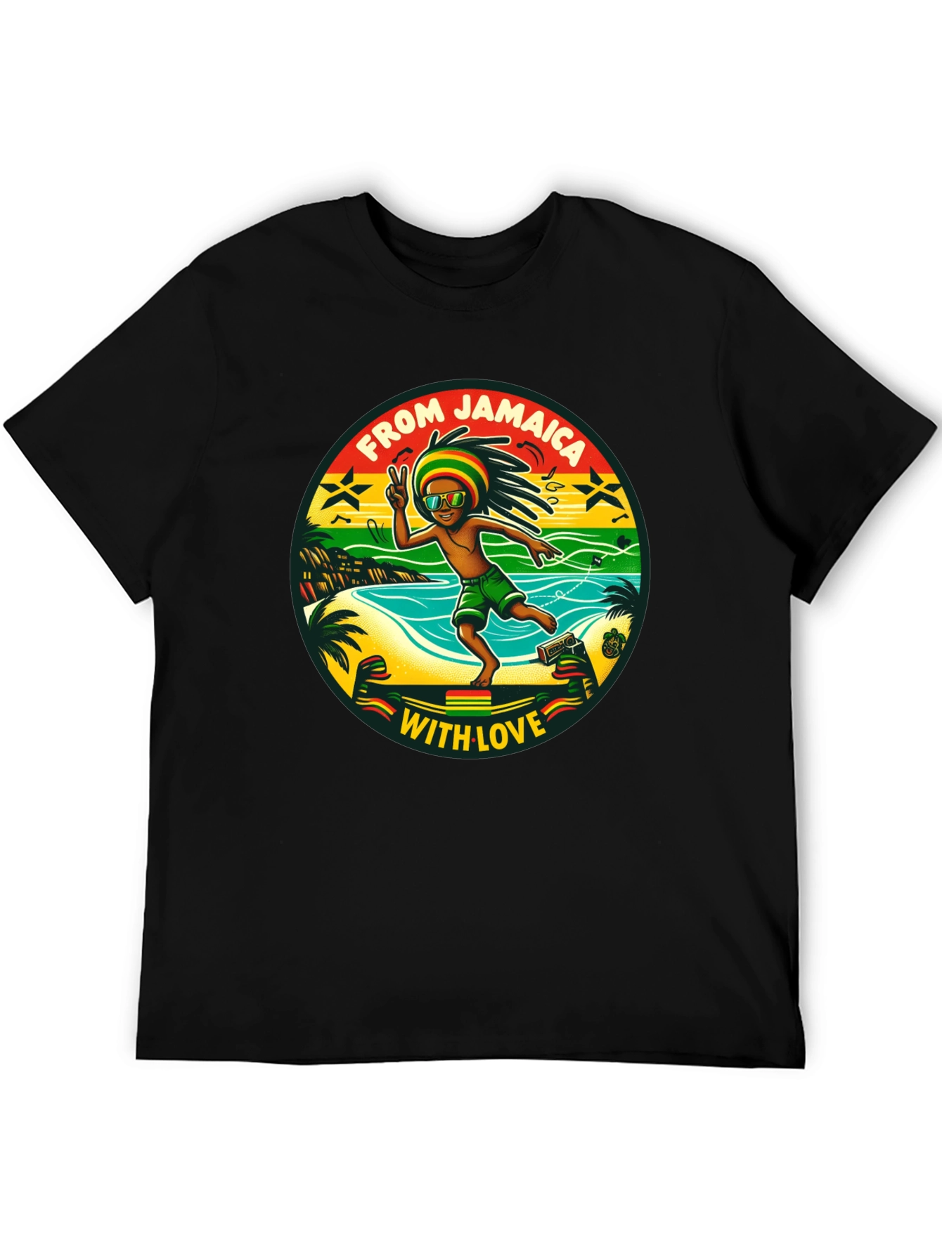Jamaica Graphic T-Shirt: Island Vibes