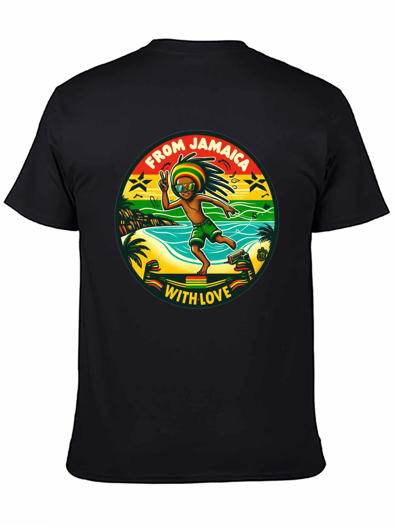 Jamaica Graphic T-Shirt: Island Vibes