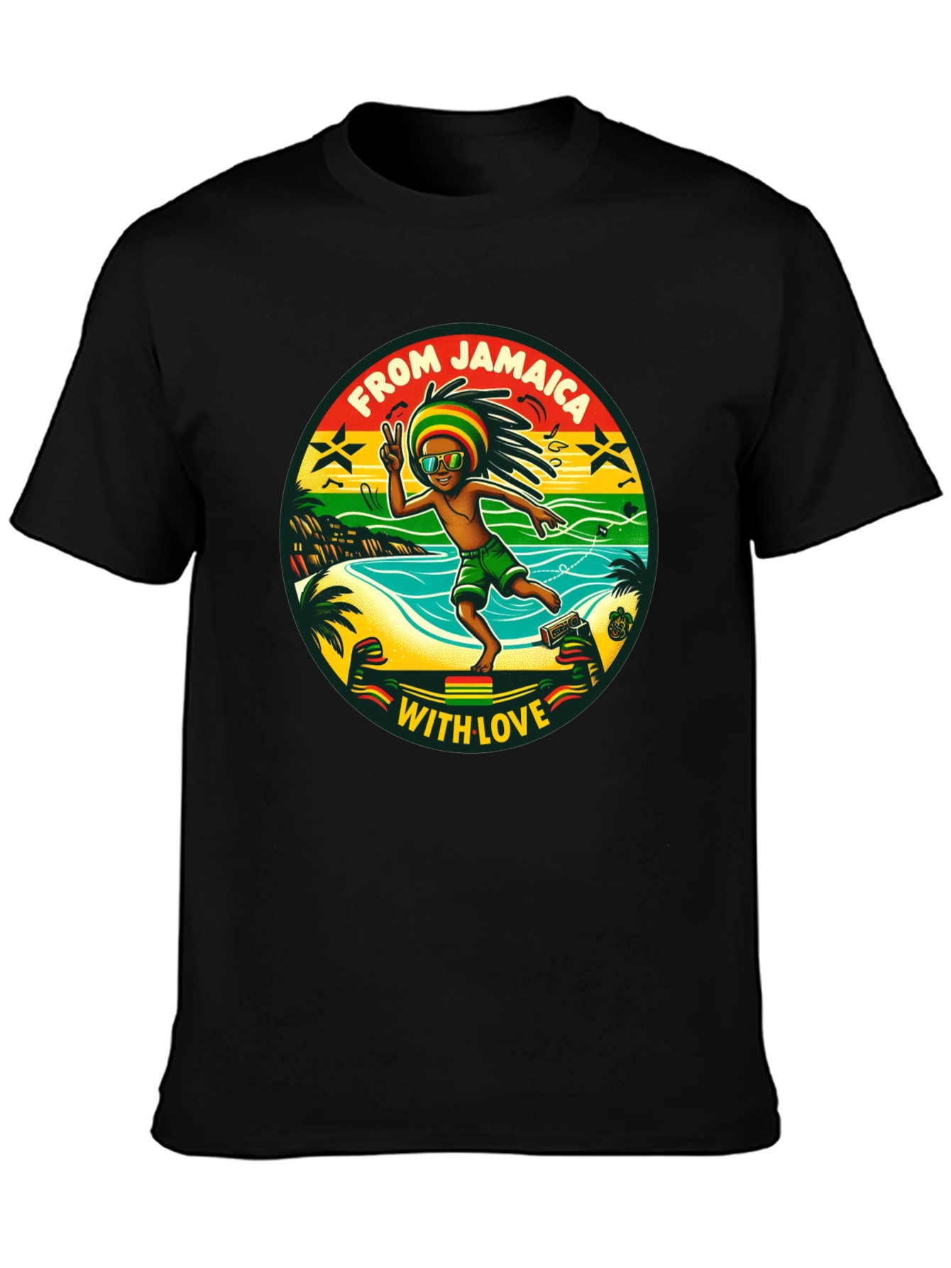 Jamaica Graphic T-Shirt: Island Vibes