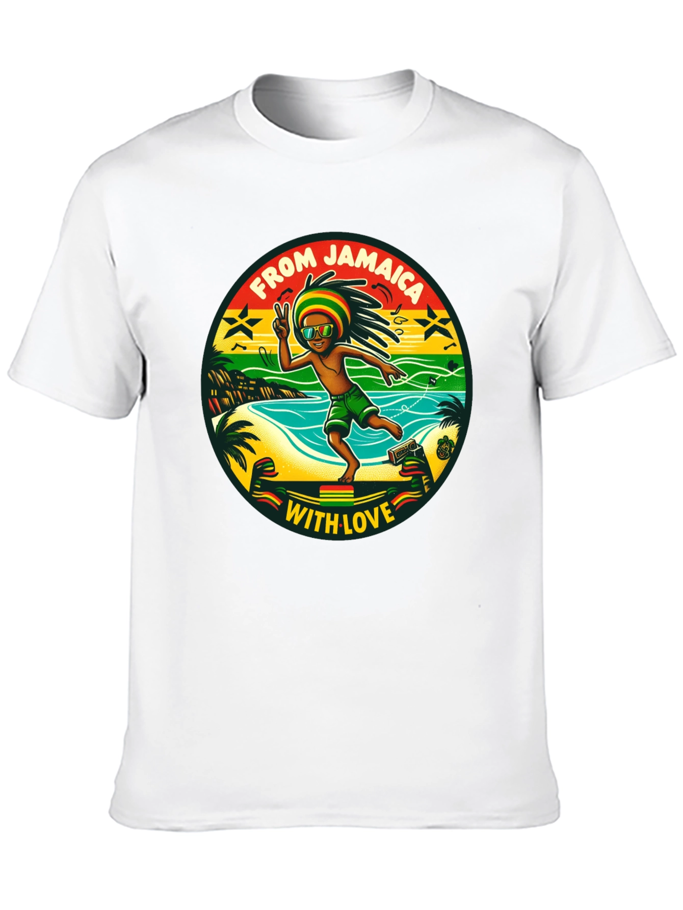 Jamaica Graphic T-Shirt: Island Vibes