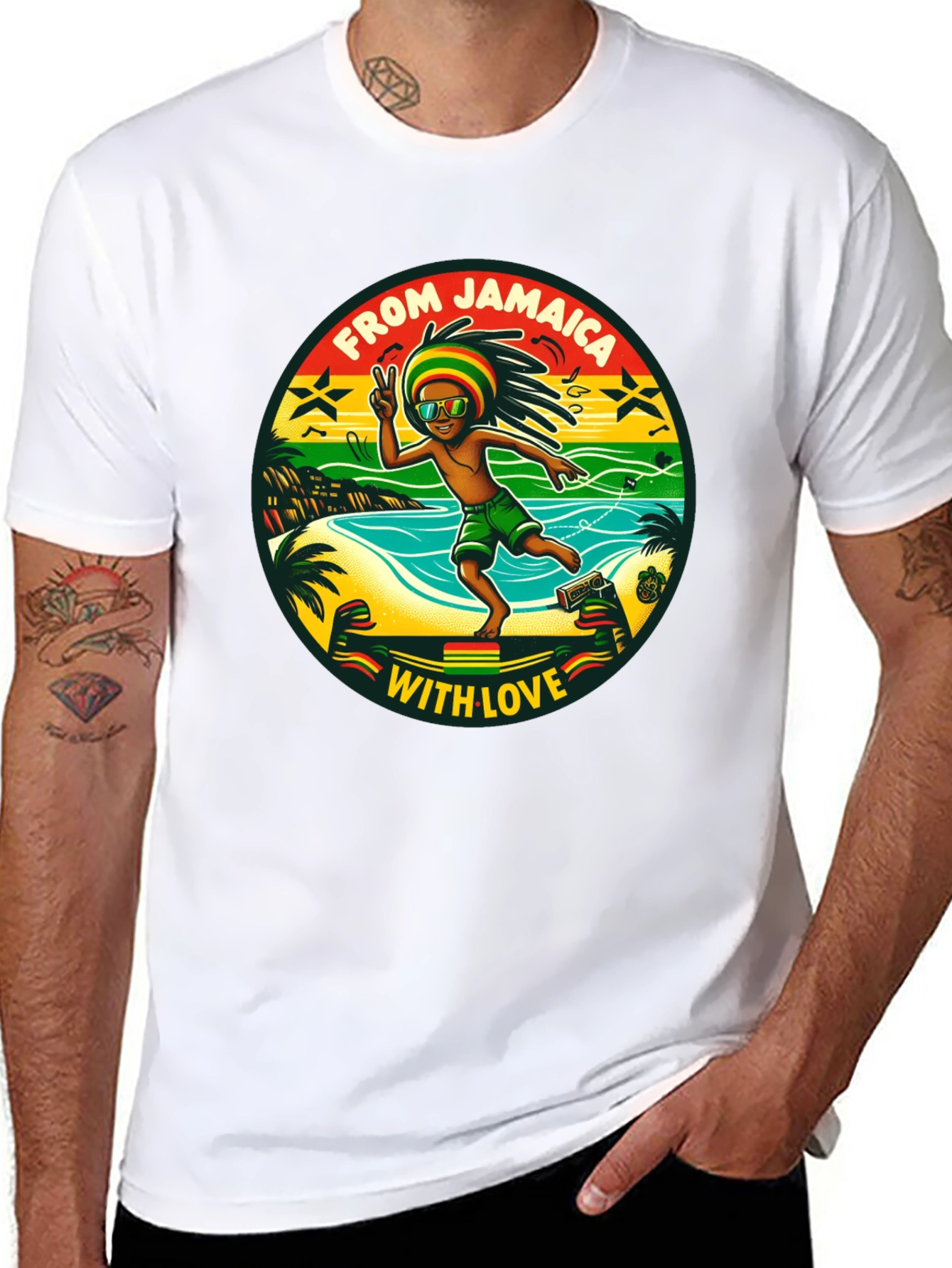 Jamaica Graphic T-Shirt: Island Vibes