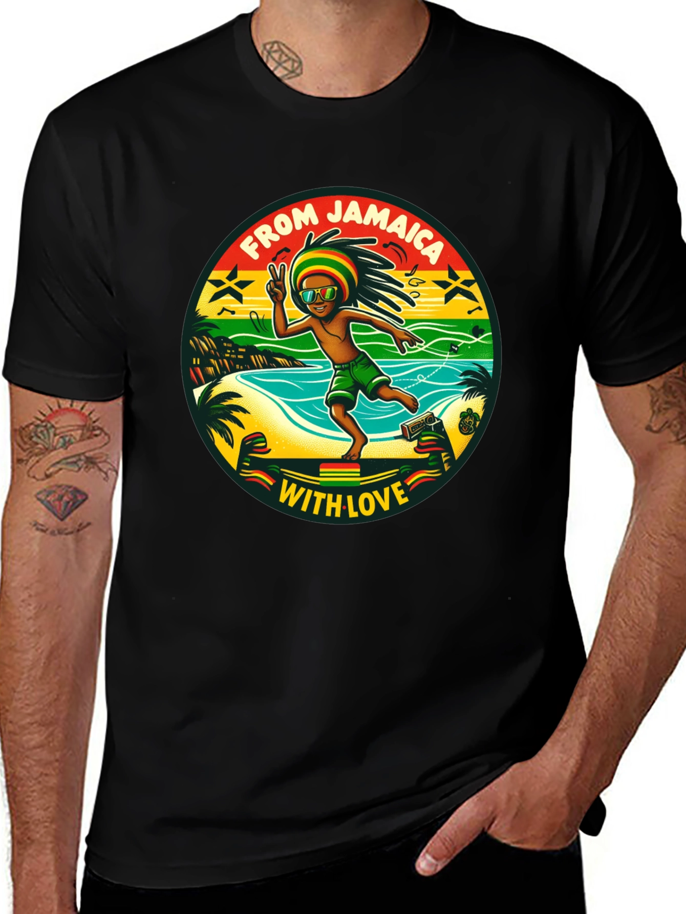 Jamaica Graphic T-Shirt: Island Vibes