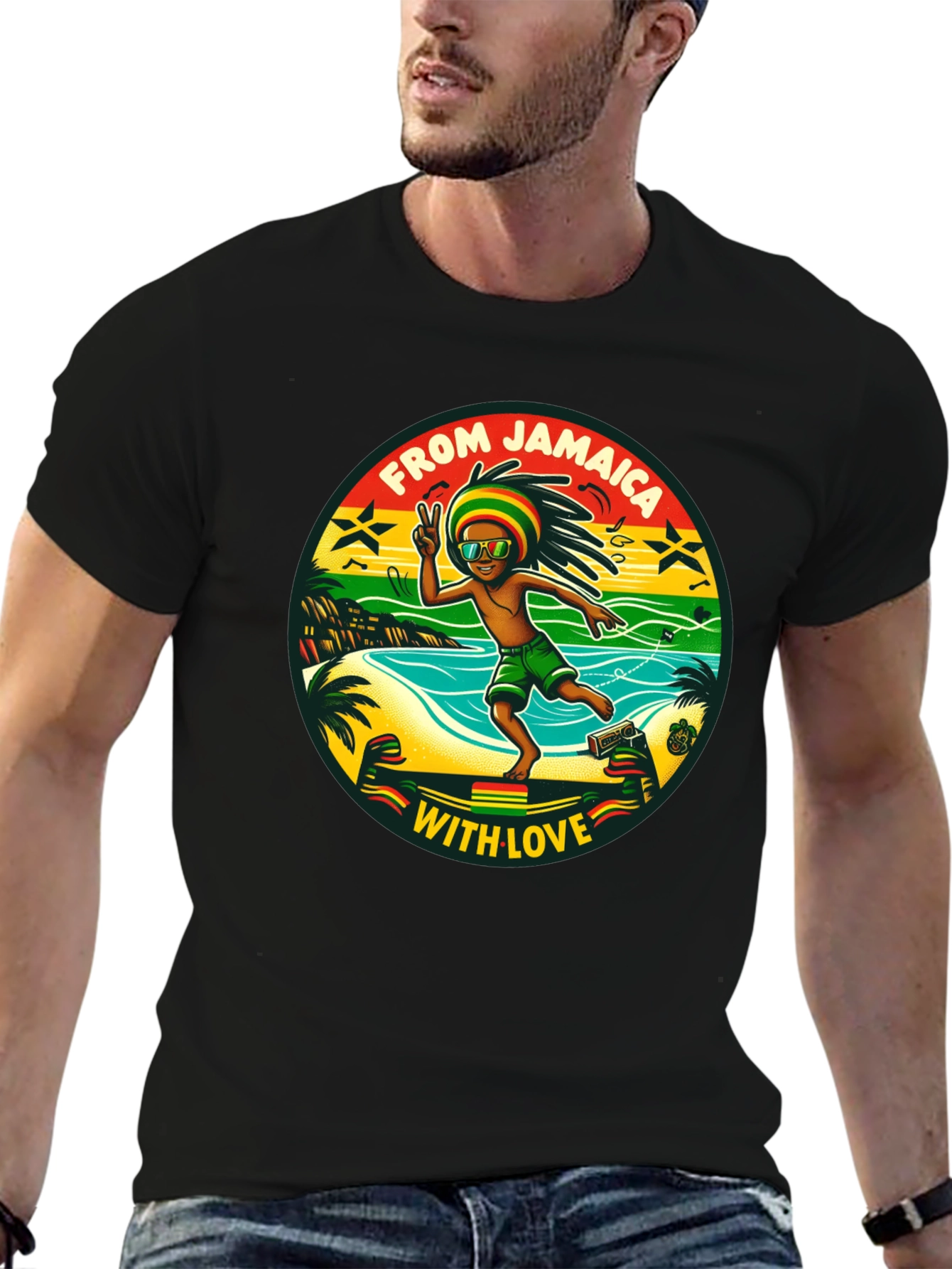 Jamaica Graphic T-Shirt: Island Vibes