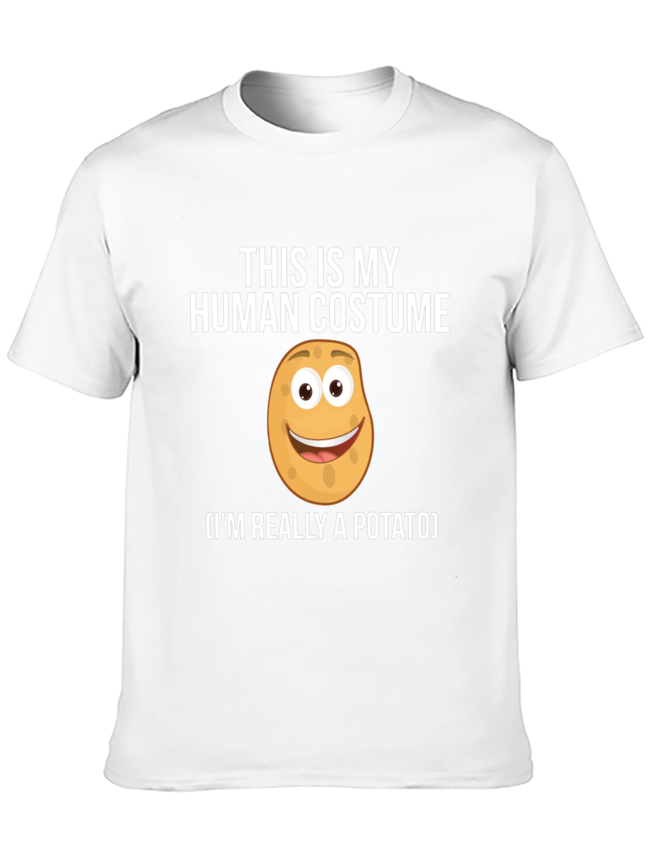Human Costume Potato T-Shirt: Funny Novelty Tee
