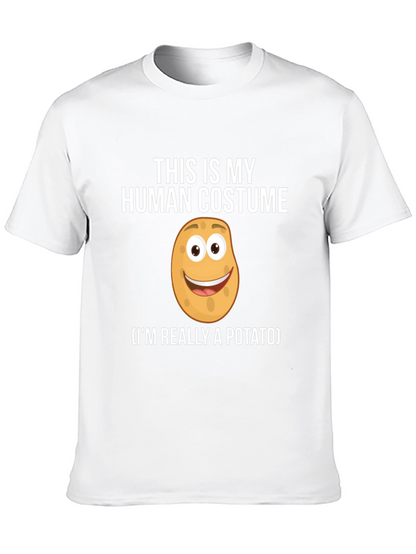 Human Costume Potato T-Shirt: Funny Novelty Tee