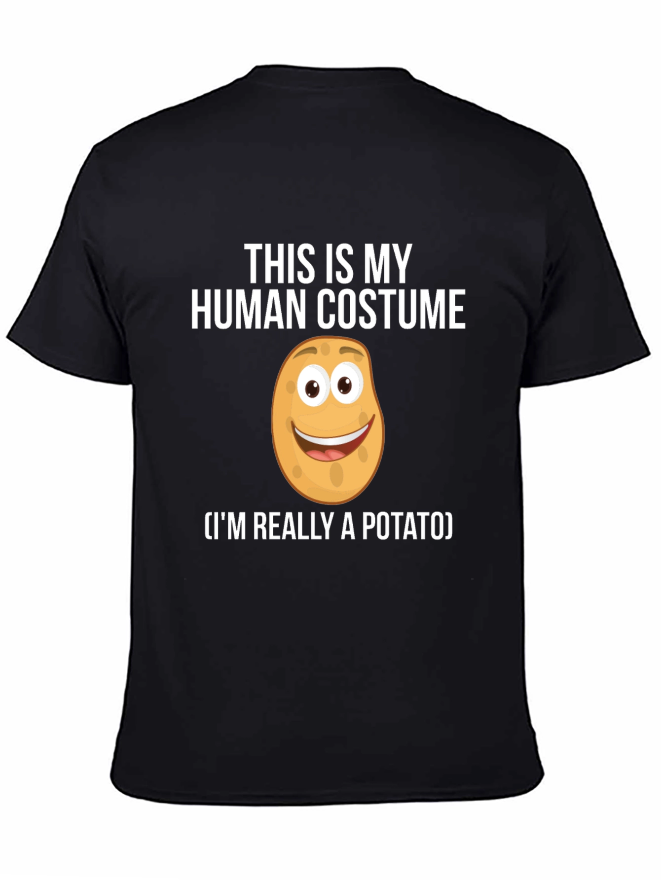 Human Costume Potato T-Shirt: Funny Novelty Tee