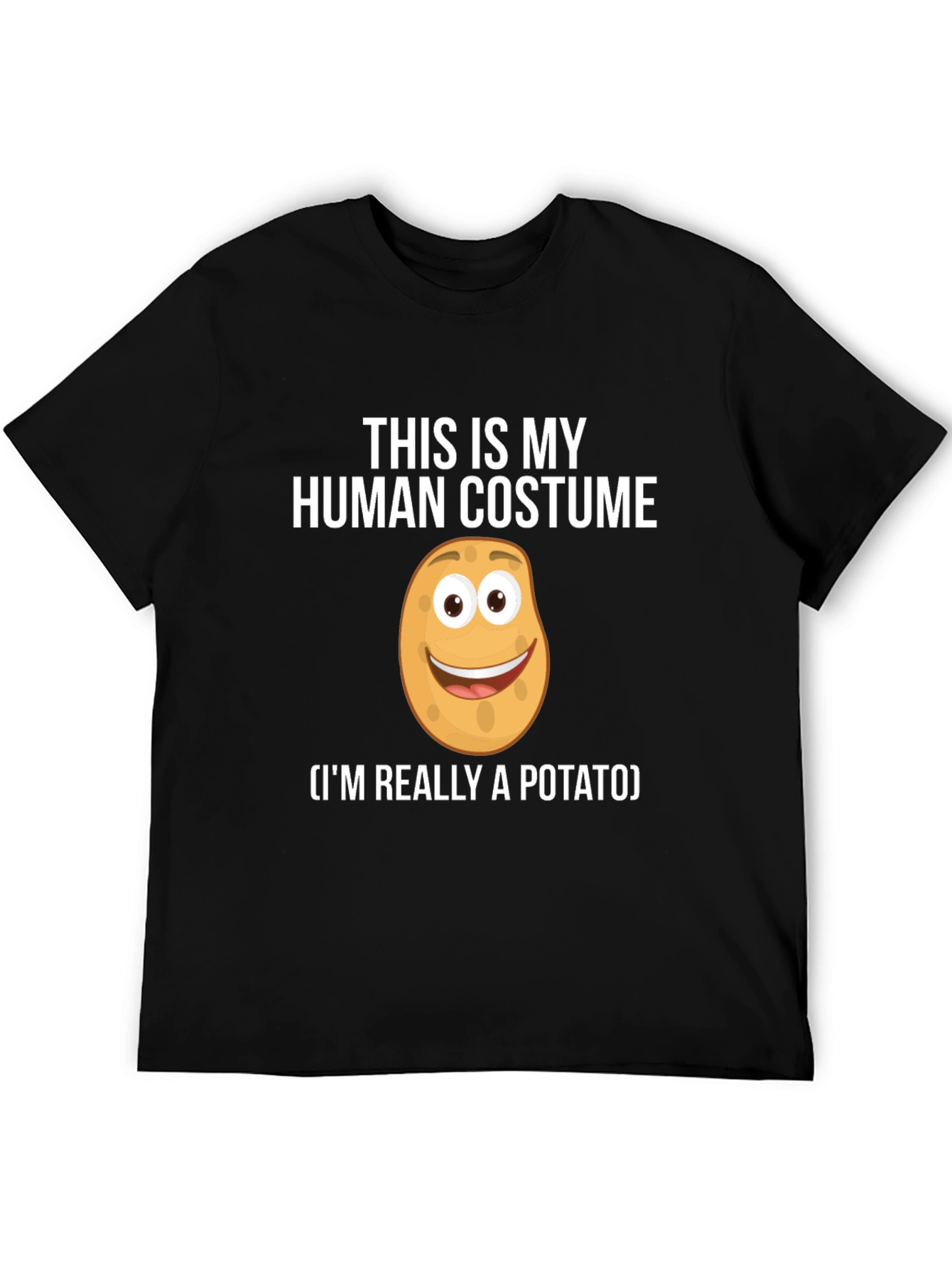 Human Costume Potato T-Shirt: Funny Novelty Tee