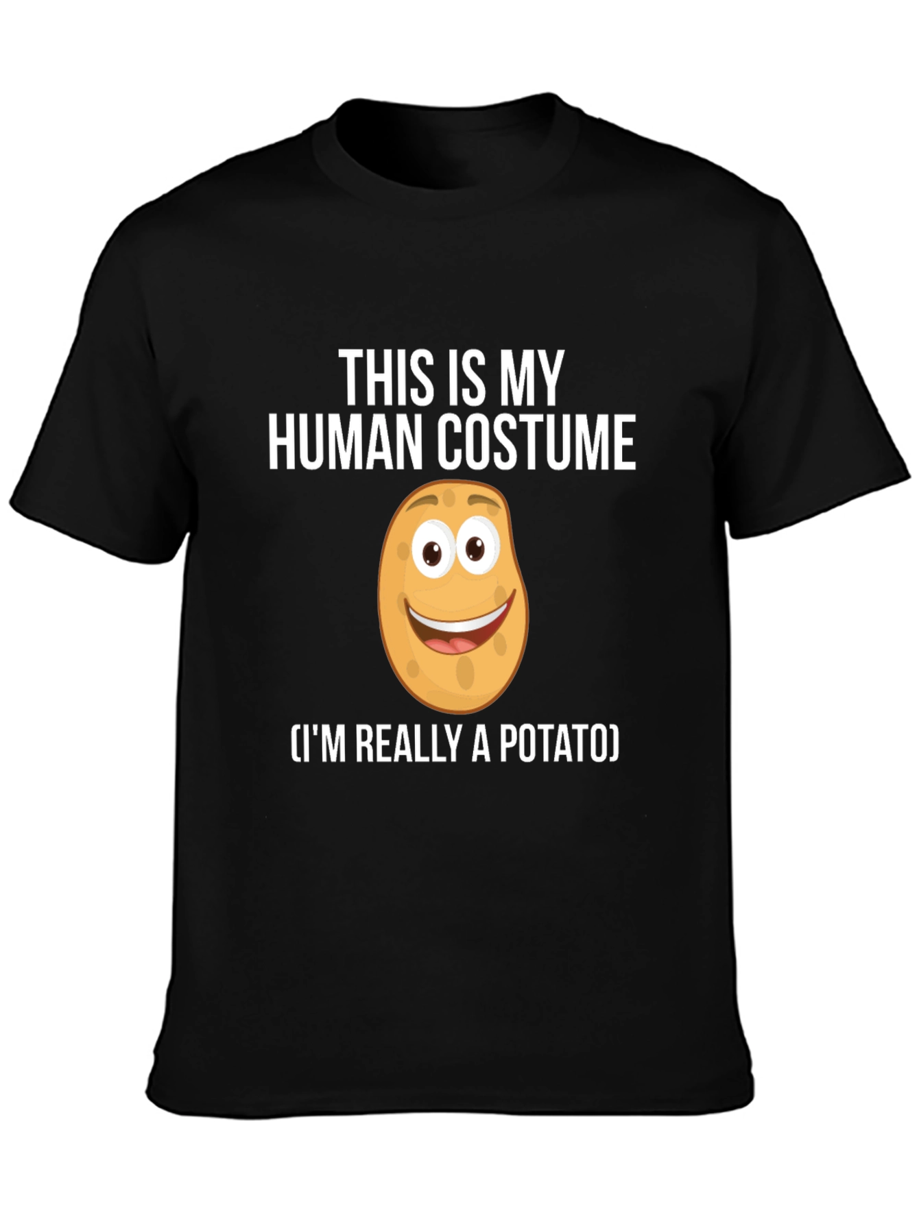 Human Costume Potato T-Shirt: Funny Novelty Tee