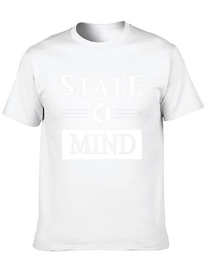 State of Mind Graphic Tee - Stylish Black T-Shirt
