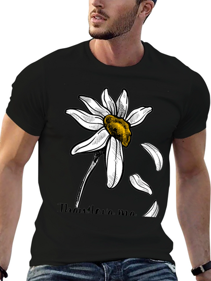 He Loves Me Daisy Graphic Tee