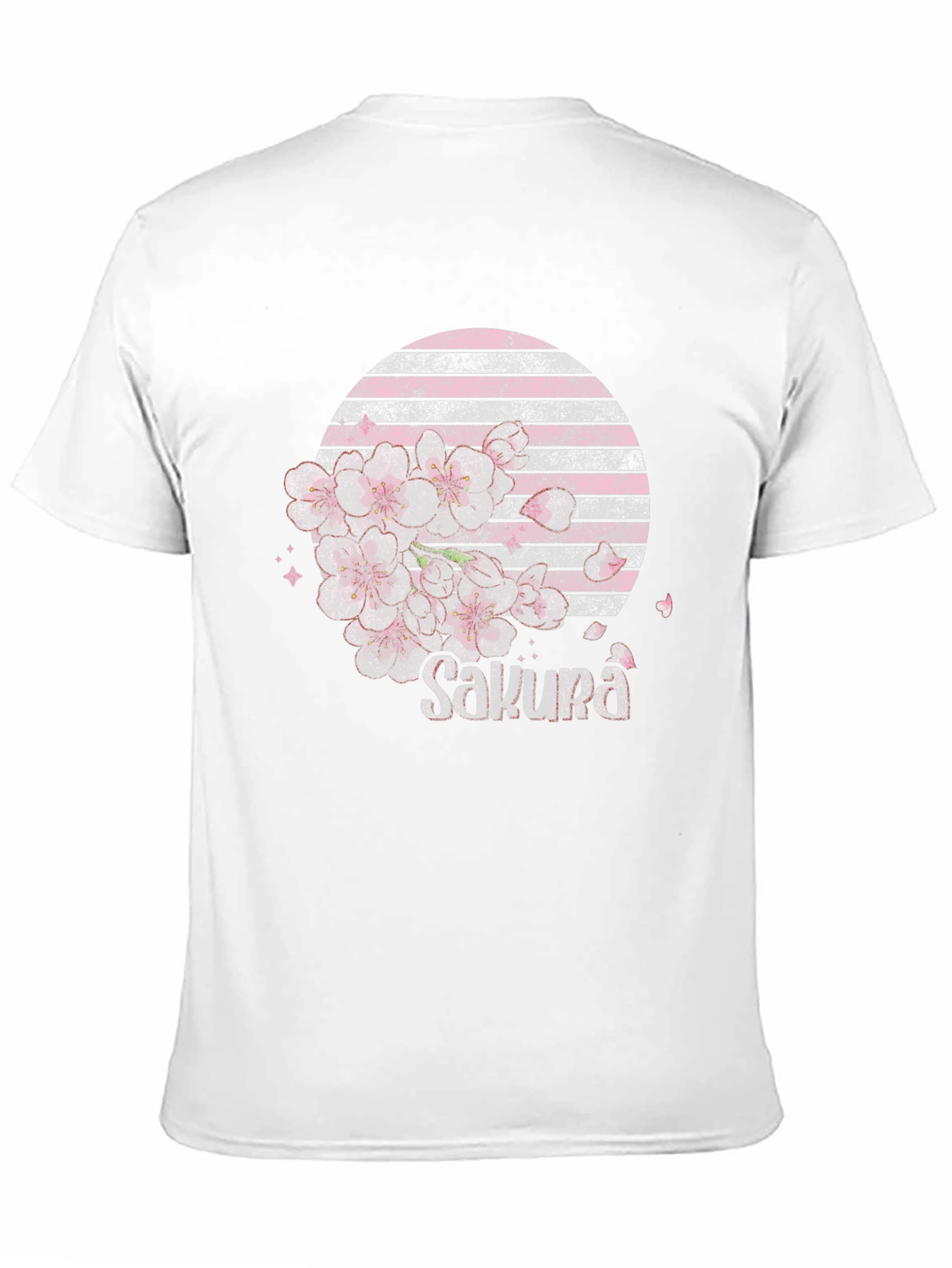 Sakura Blossom Graphic Tee - Stylish Japanese Design