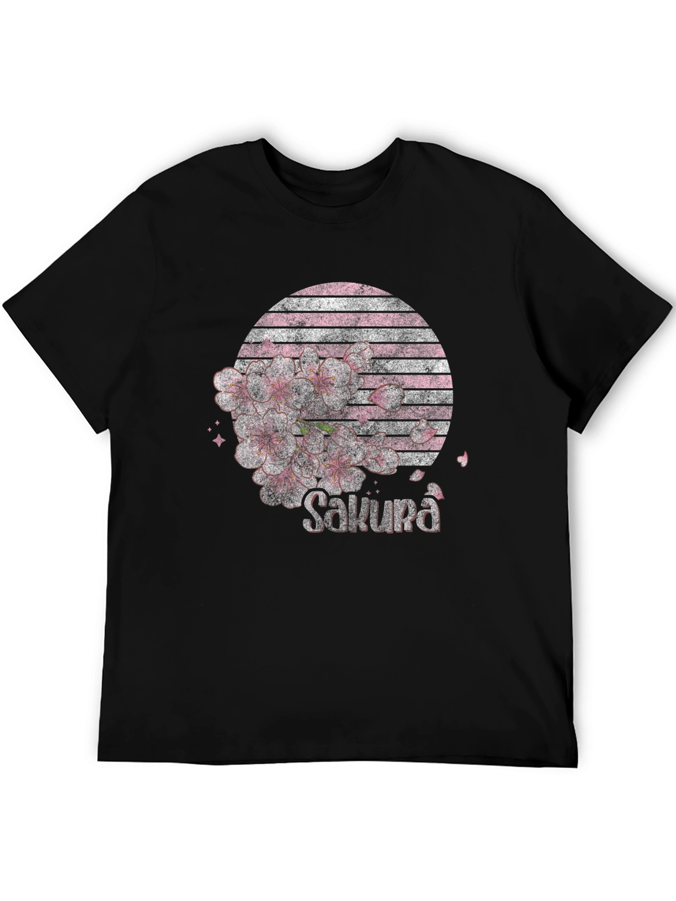Sakura Blossom Graphic Tee - Stylish Japanese Design