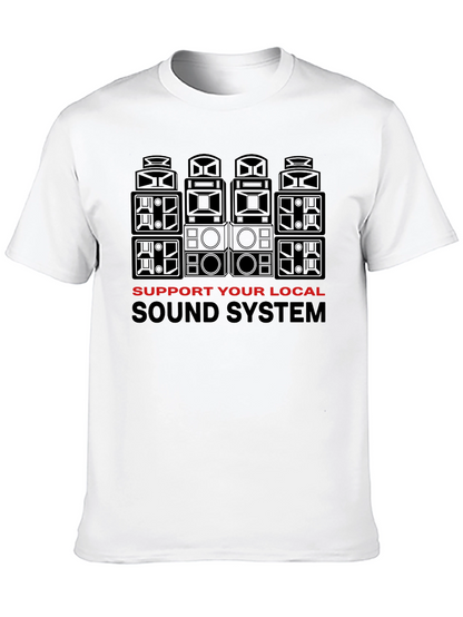Support Your Local Sound System Black T-Shirt