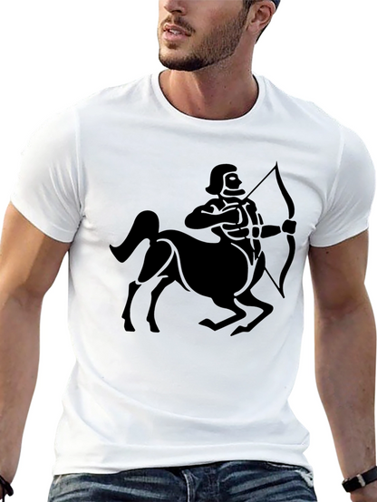 Sagittarius Zodiac Black Graphic Tee