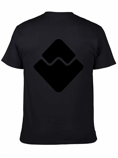 Geometric Logo Black T-Shirt