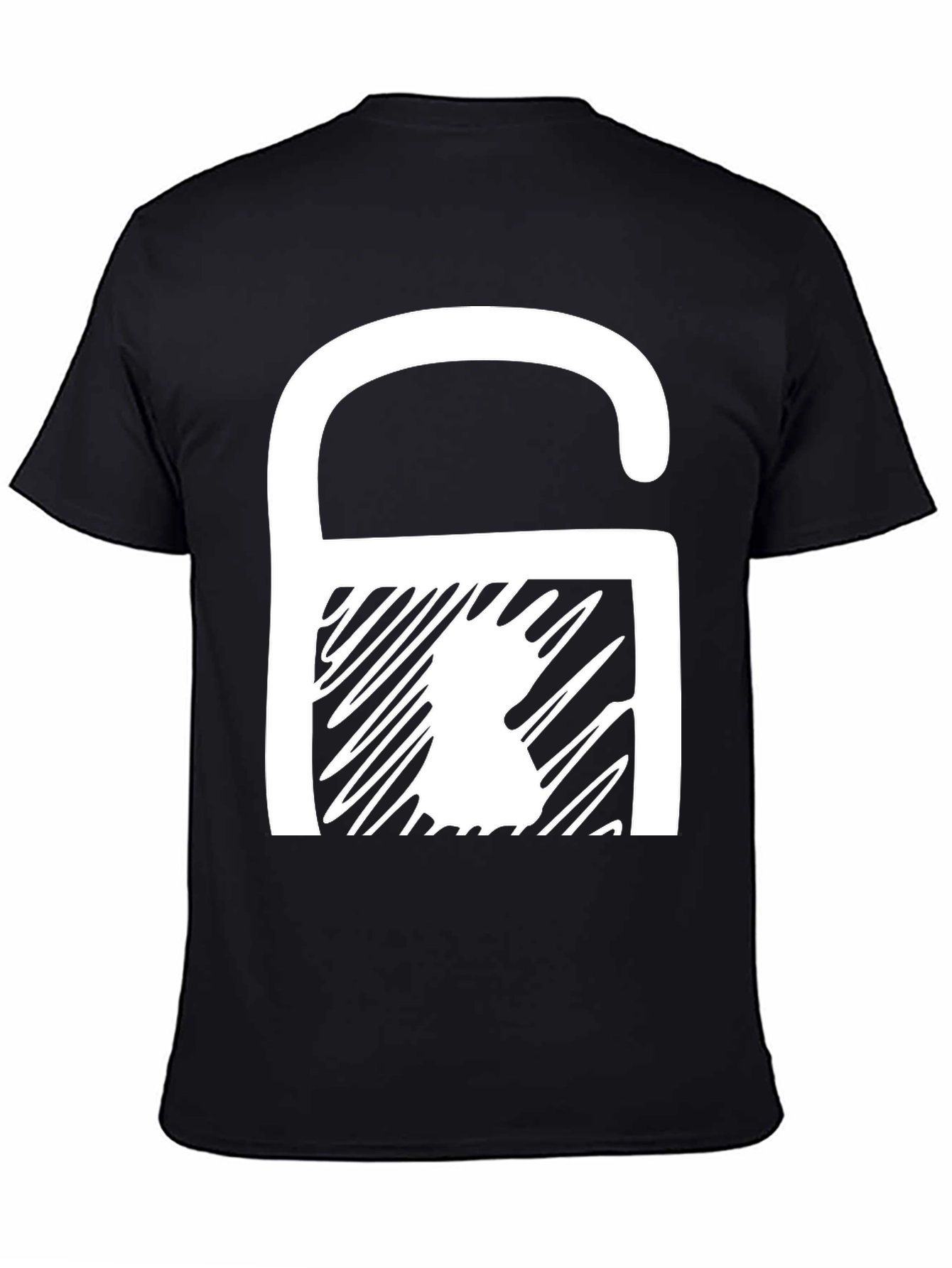 Chess Knight Graphic T-Shirt - Black