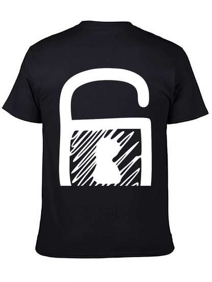 Chess Knight Graphic T-Shirt - Black