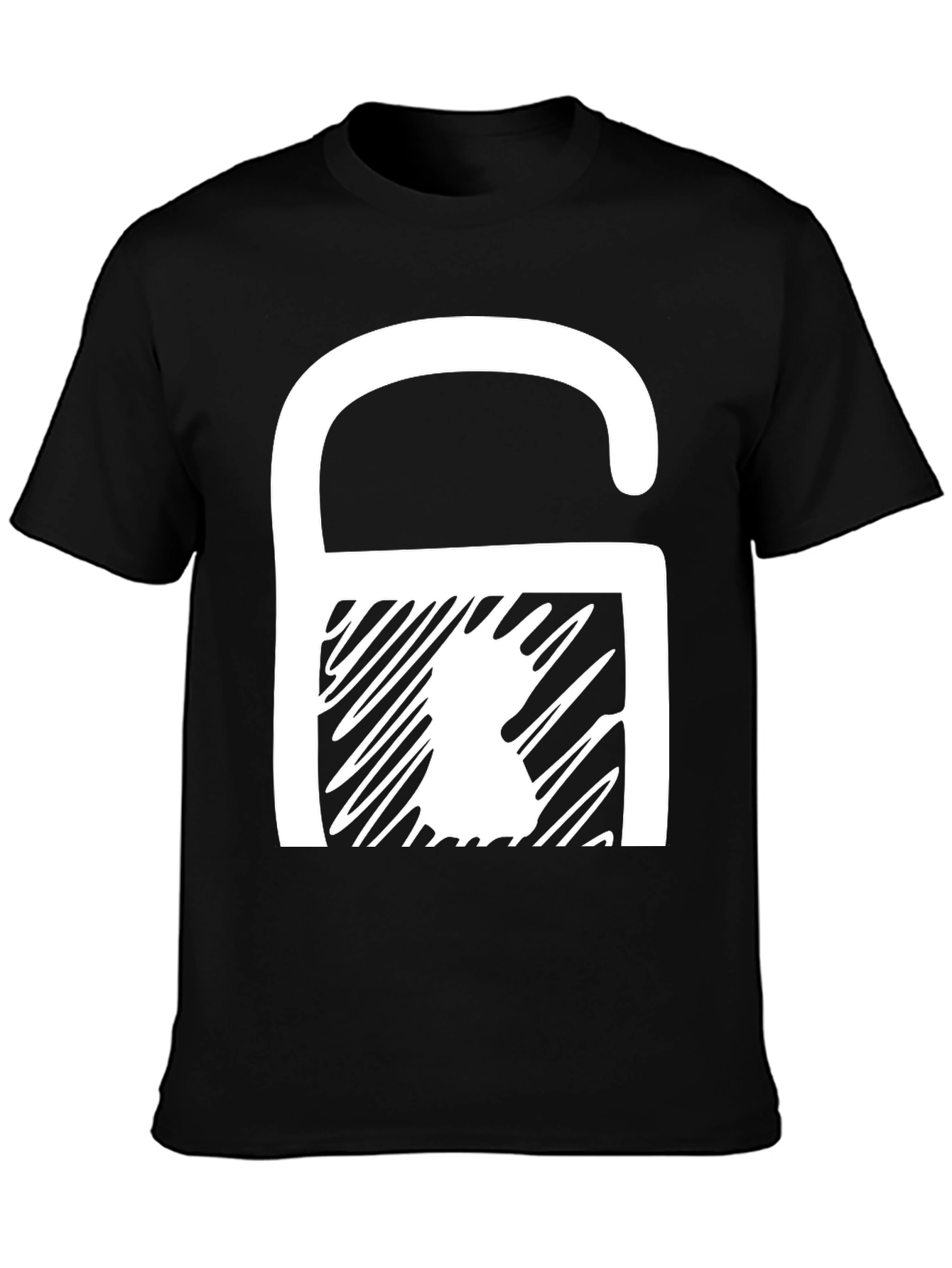 Chess Knight Graphic T-Shirt - Black