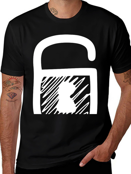 Chess Knight Graphic T-Shirt - Black