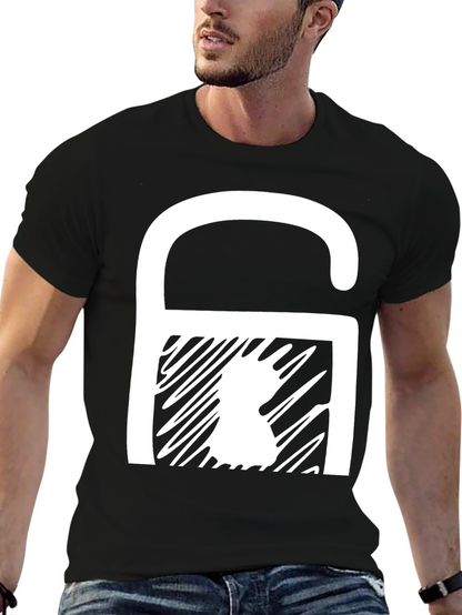 Chess Knight Graphic T-Shirt - Black