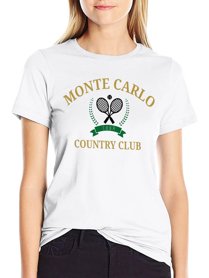 Monte Carlo Country Club Black T-Shirt