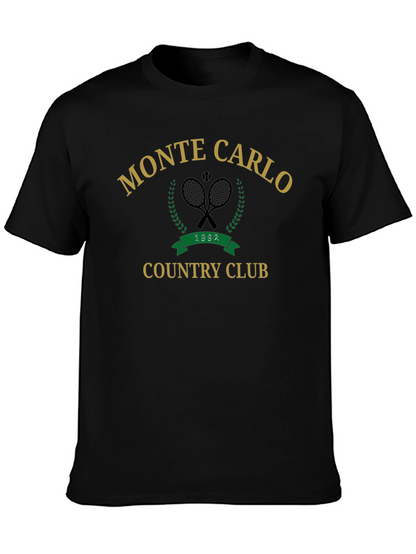 Monte Carlo Country Club Black T-Shirt