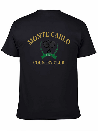Monte Carlo Country Club Black T-Shirt