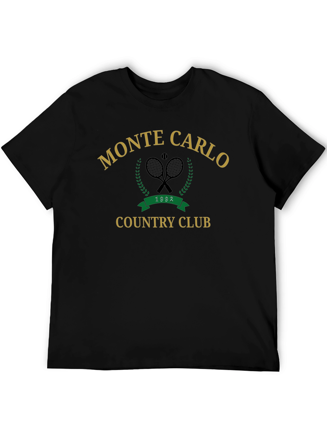 Monte Carlo Country Club Black T-Shirt