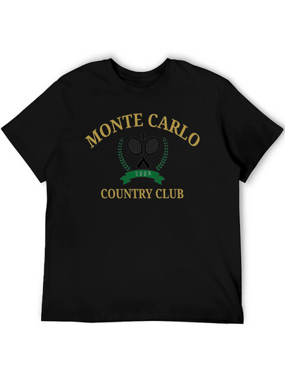 Monte Carlo Country Club Black T-Shirt
